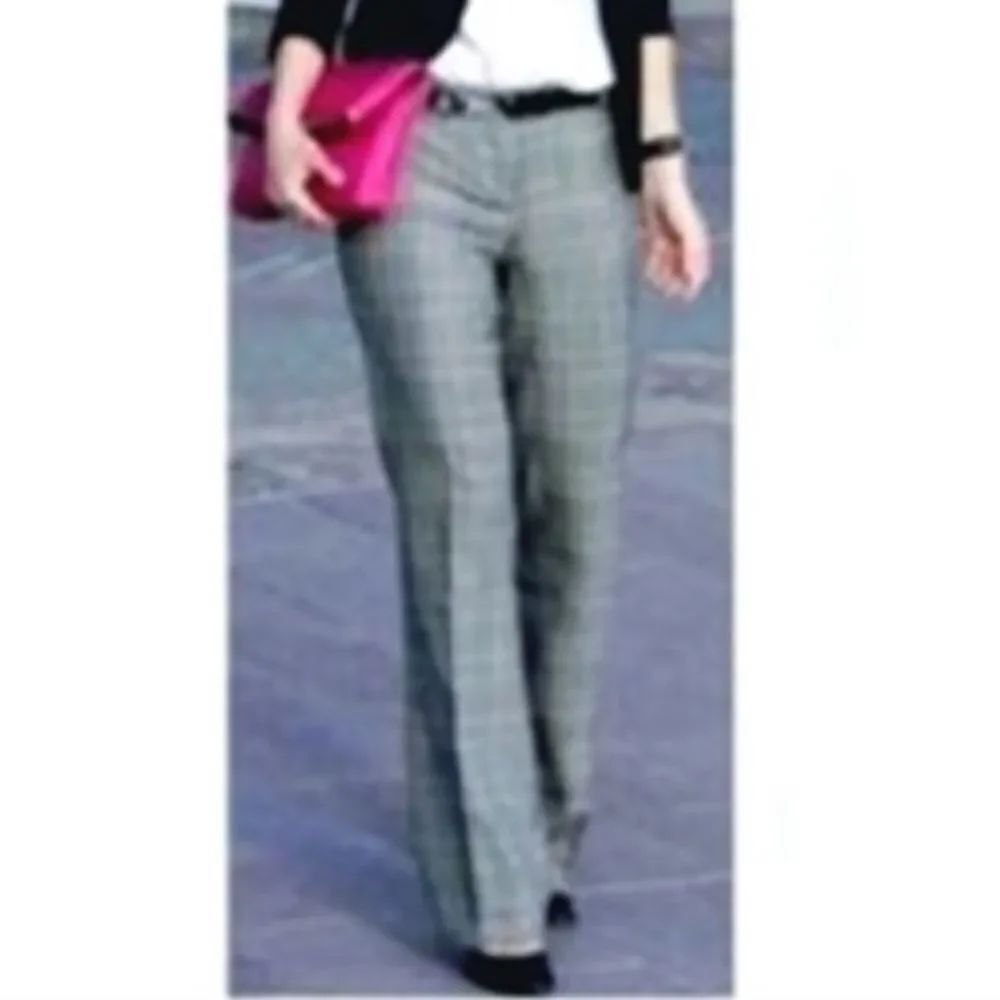 ✨ Express Editor houndstooth plaid barely boot low rise pants✨ - Picture 2 of 10